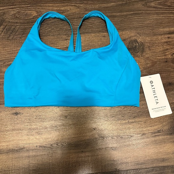 Athleta Other - Blue Athleta Malibu Bikini Top D-DD
